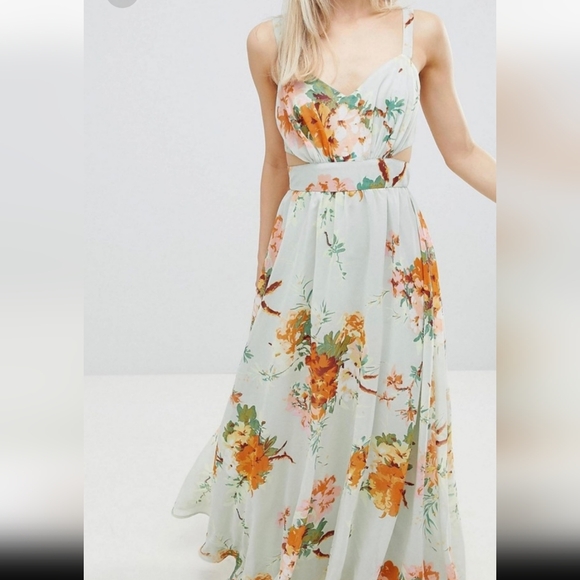 ASOS Design Chiffon Maxi Dress - Picture 2 of 5
